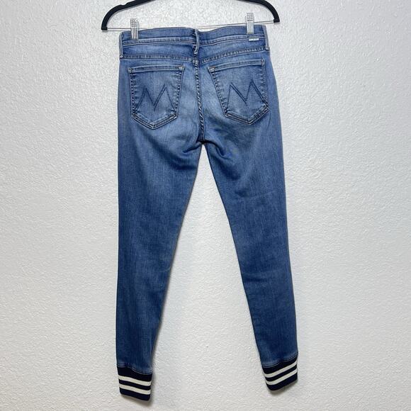 MOTHER Denim The Trainer Slim Ribbed Knit Jogger in Heroine Jeans Size 26 - Picture 4 of 11